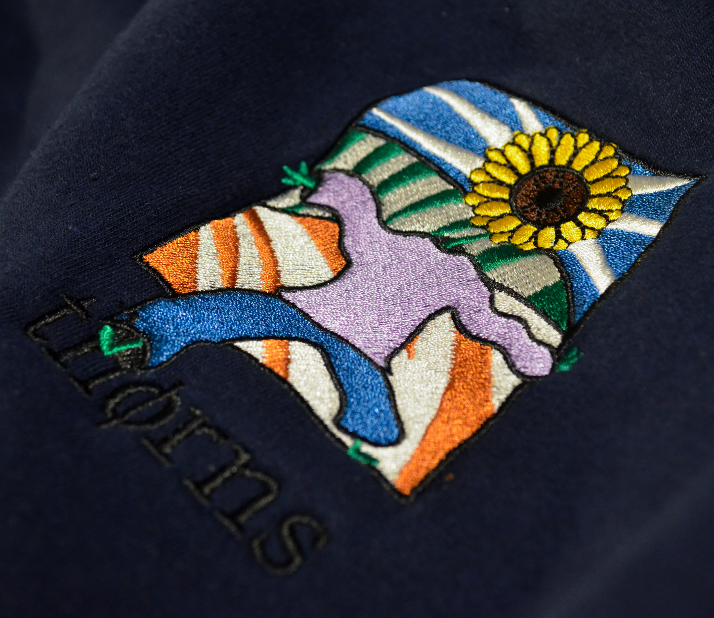 Sunflower Navy Crewneck Sweater