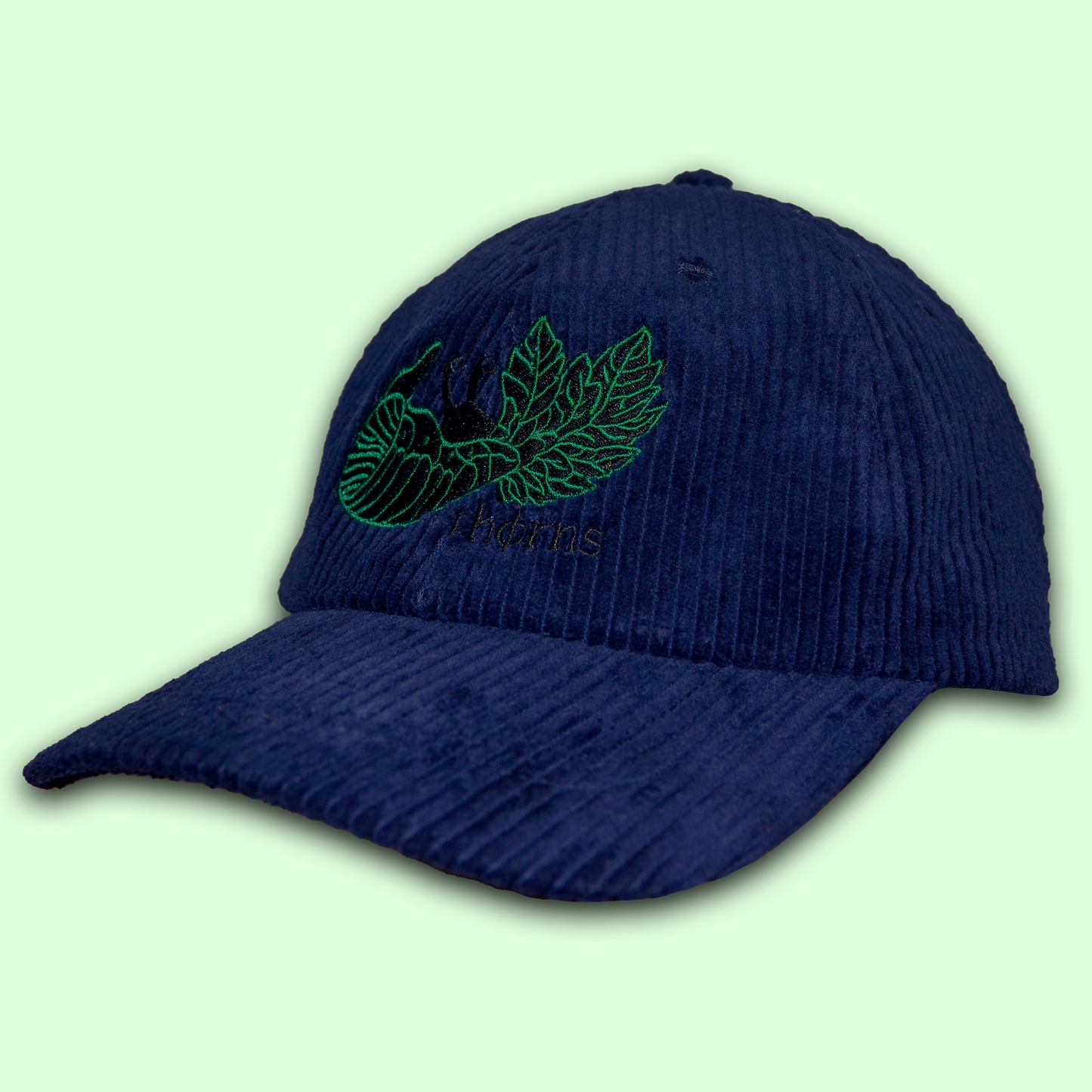 Cornucopia Navy Corduroy Cap